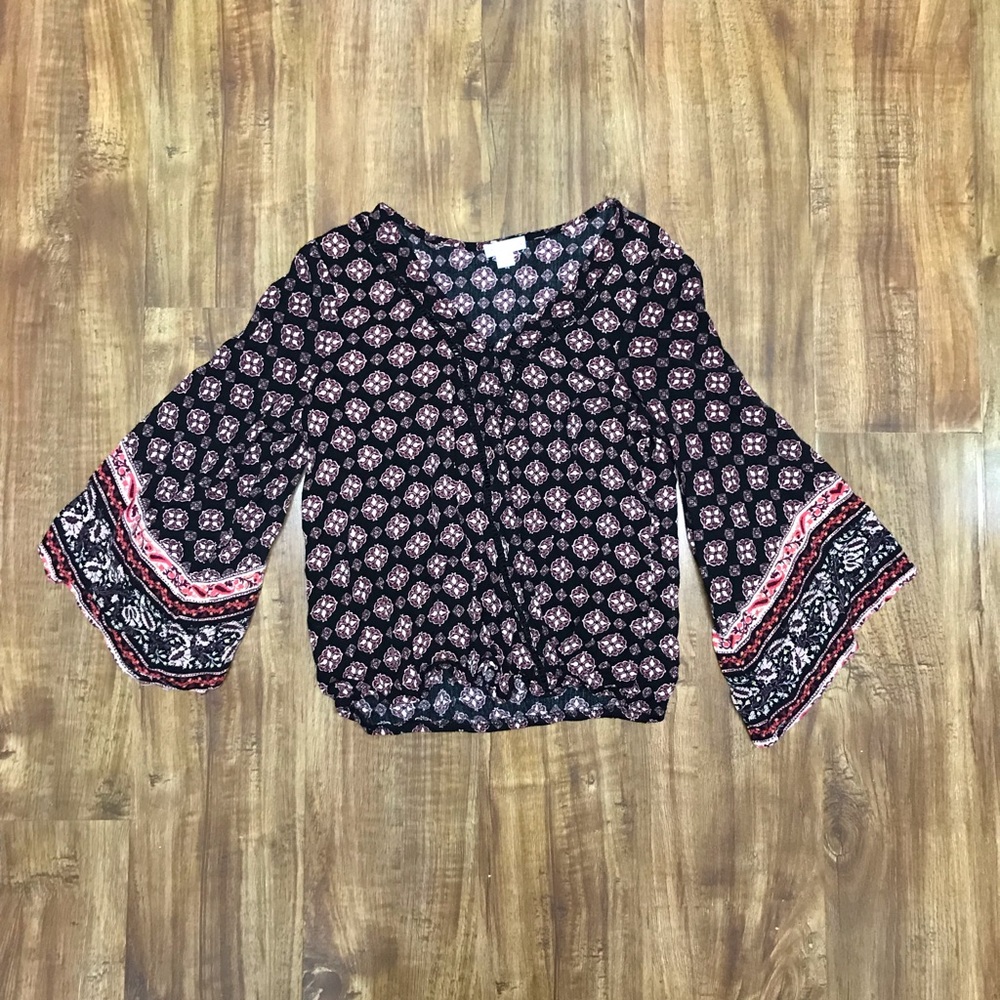 Bell Sleeve Top